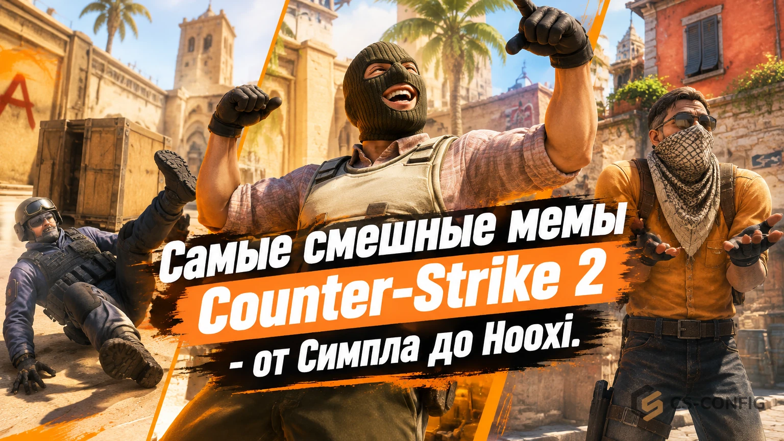 Самые смешные мемы Counter-Strike 2 - от Симпла до Hooxi