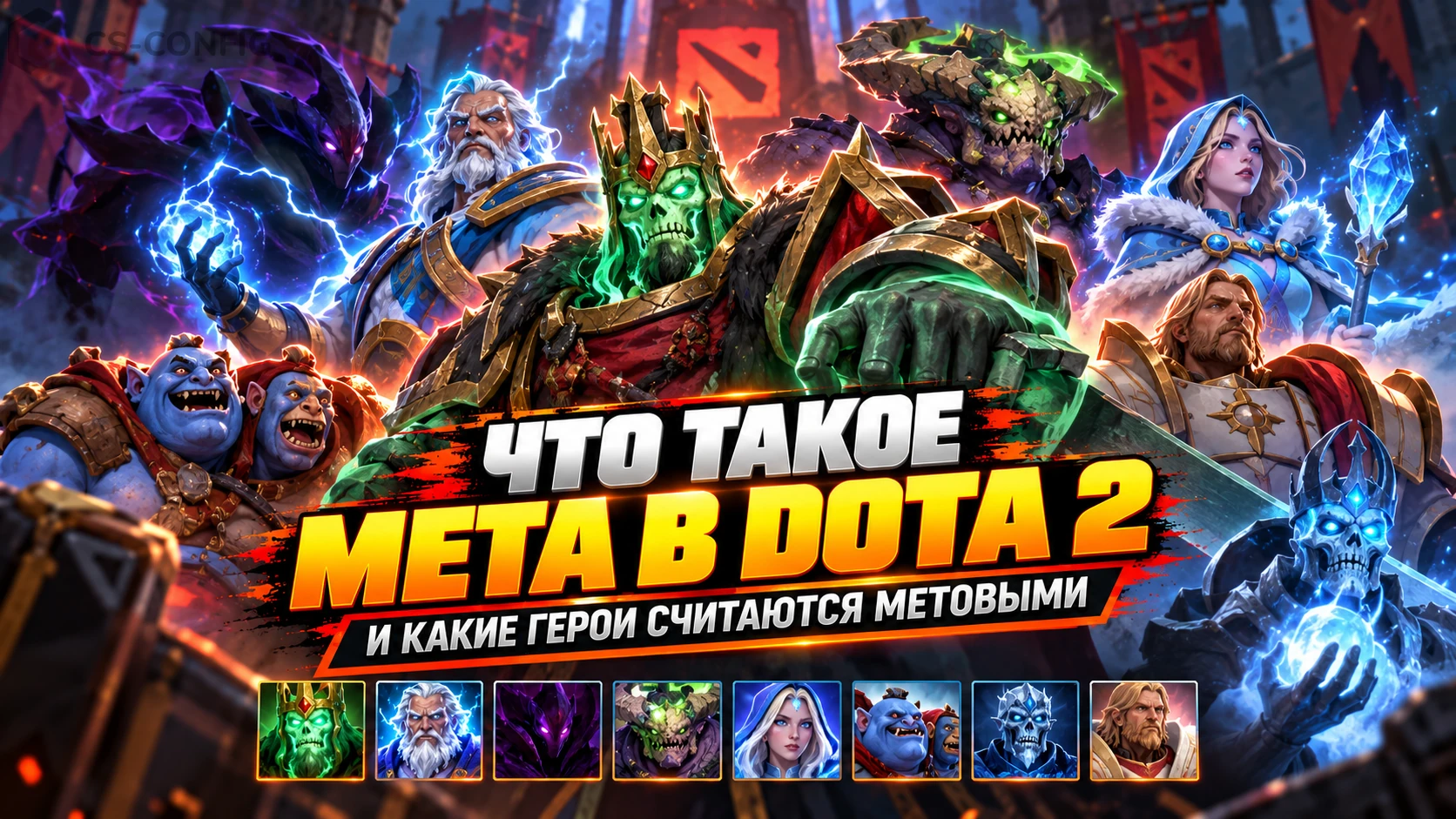 Что такое мета в Dota 2 и какие герои считаются метовыми