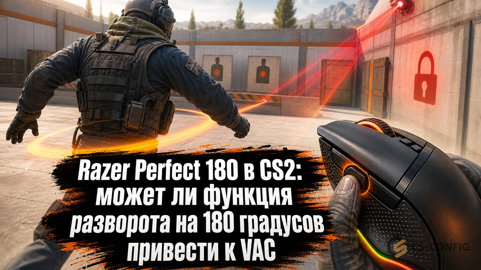 Razer Perfect 180 в CS2: может ли функция разворота на 180 градусов привести к VAC
