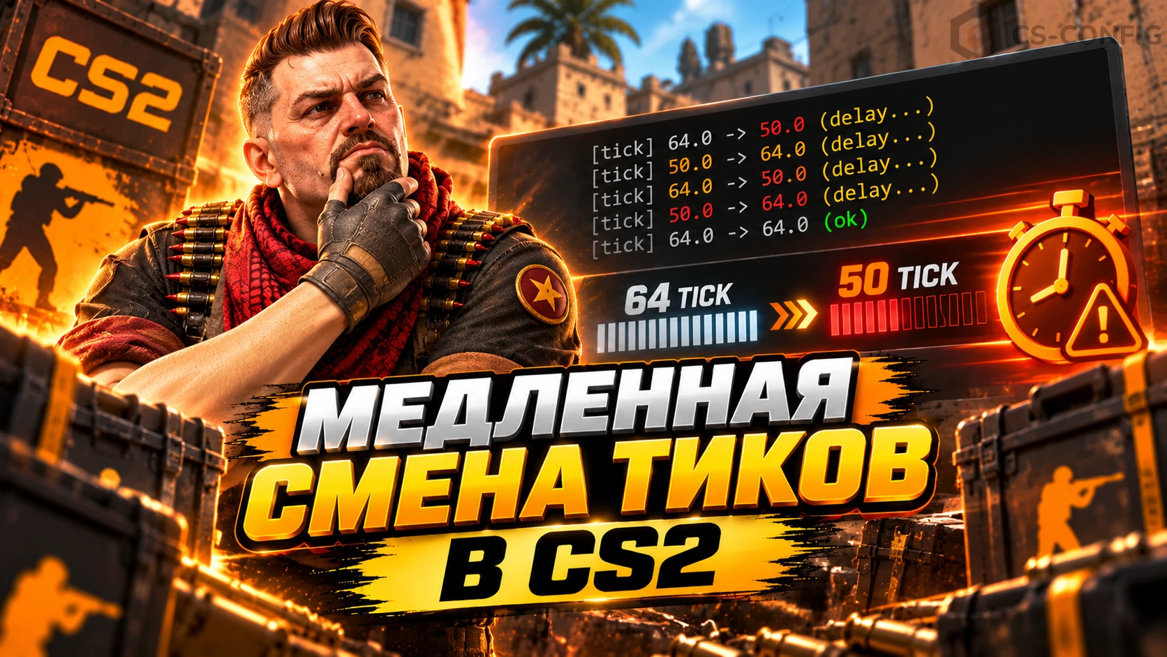 Медленная смена тиков в CS2 - что значит и как исправить