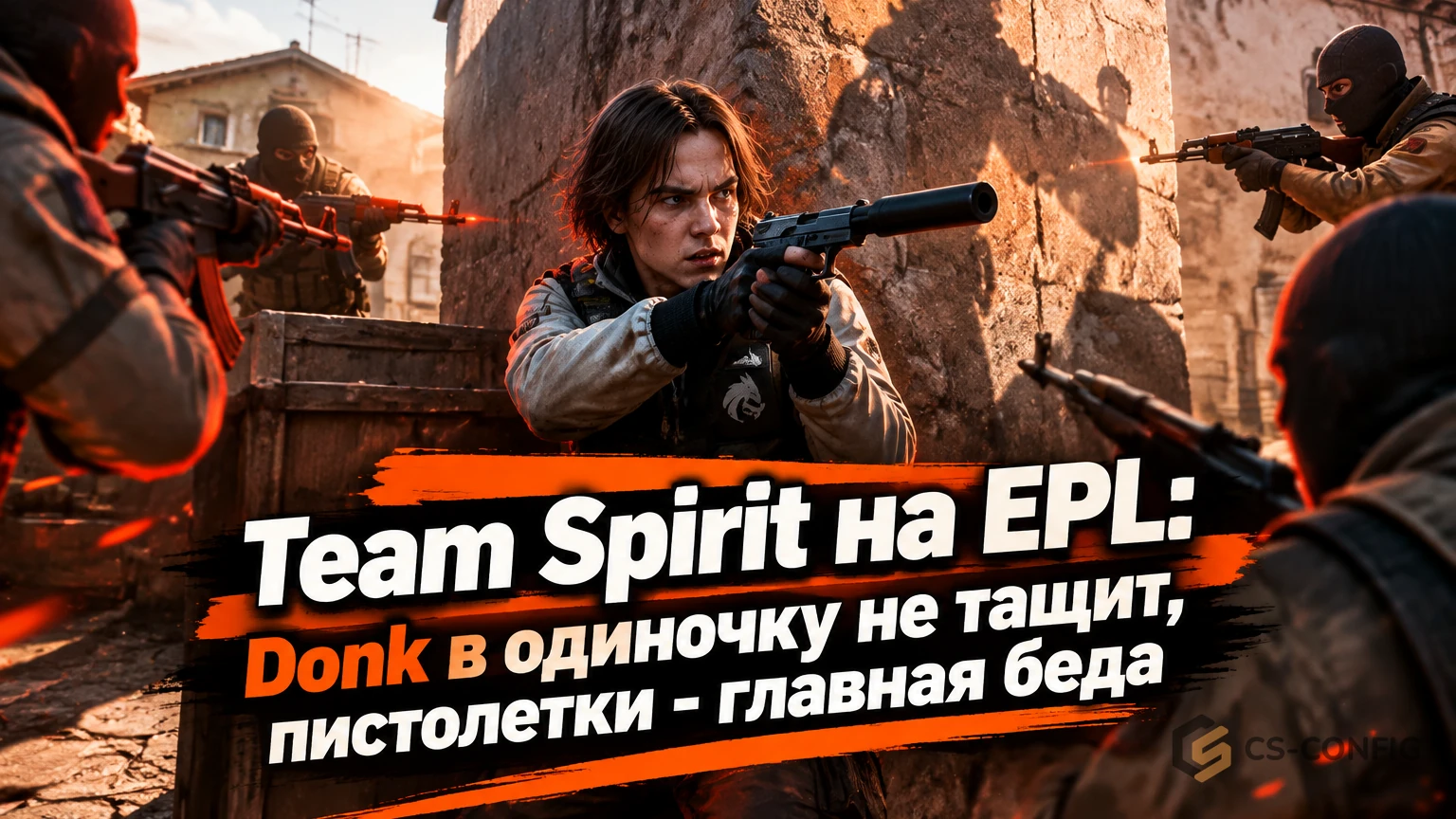 Team Spirit на EPL: Donk в одиночку не тащит, пистолетки - главная беда