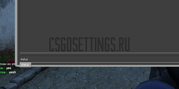 команда status консольная команда статус