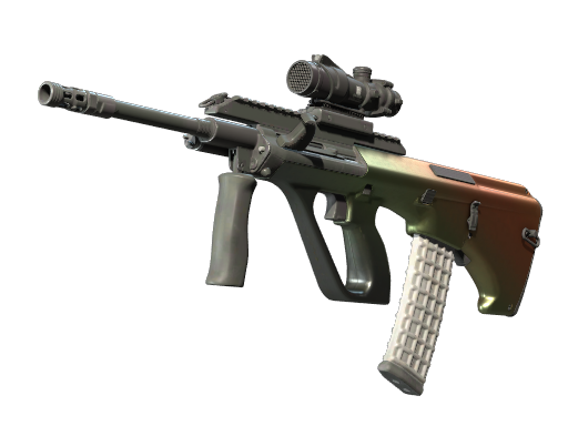 AUG | Amber Fade немного поношенное для CS2