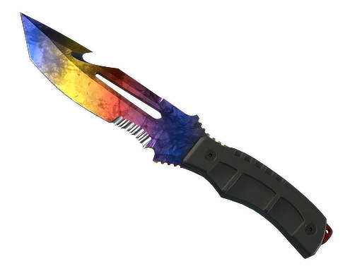 Survival Knife | Marble Fade немного поношенное для CS2