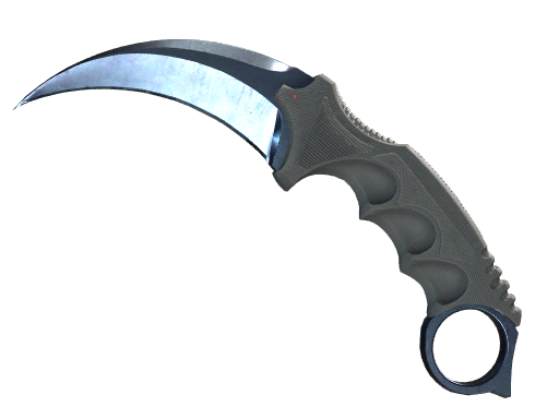 Karambit | Blue Steel после полевых испытаний для CS2