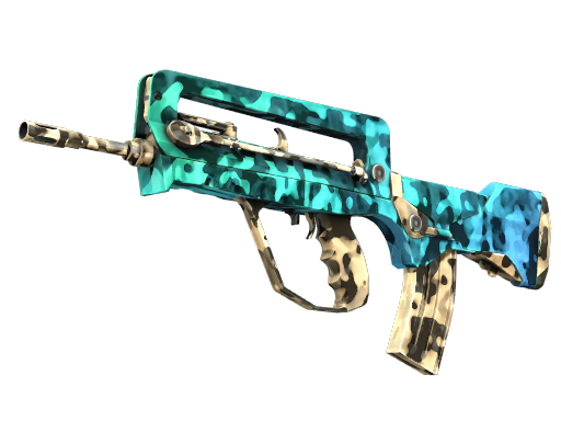 FAMAS | Waters of Nephthys немного поношенное для CS2