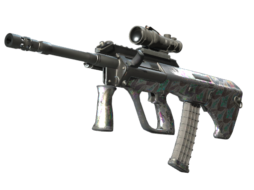 AUG | Midnight Lily поношенное для CS2