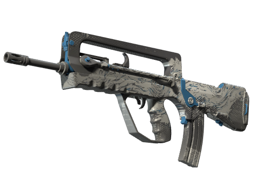 FAMAS | Halftone Wash немного поношенное для CS2