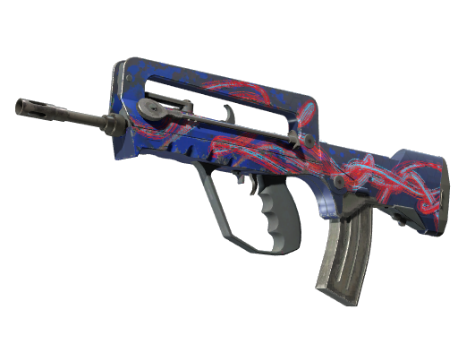 FAMAS | Afterimage закаленное в боях для CS2