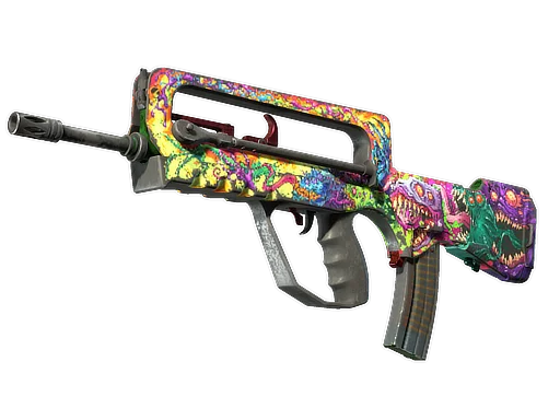 FAMAS | Bad Trip закаленное в боях для CS2