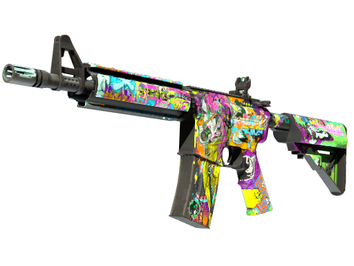 M4A4 | In Living Color поношенное для CS2