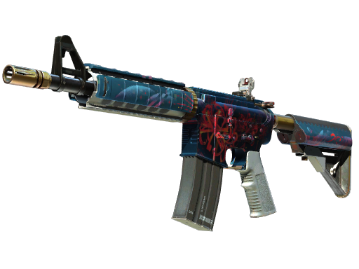 M4A4 | Spider Lily немного поношенное для CS2