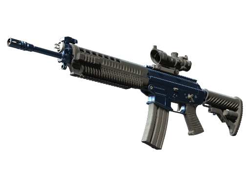 SG 553 | Anodized Navy немного поношенное для CS2