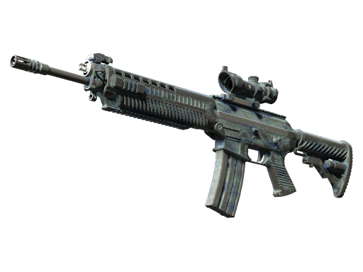 SG 553 | Wave Spray закаленное в боях для CS2