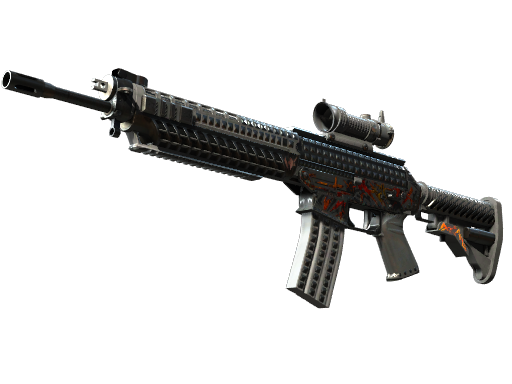 SG 553 | Heavy Metal поношенное для CS2
