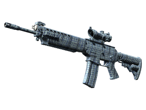 SG 553 | Waves Perforated немного поношенное для CS2