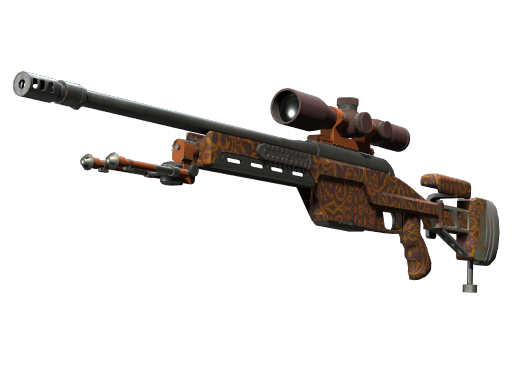 SSG 08 | Orange Filigree немного поношенное для CS2