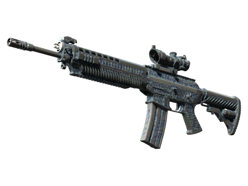 SG 553 | Waves Perforated закаленное в боях для CS2