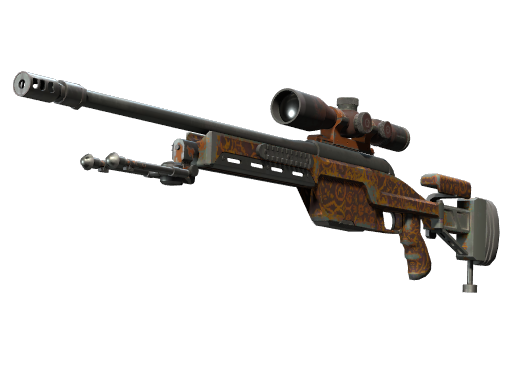 SSG 08 | Orange Filigree поношенное для CS2