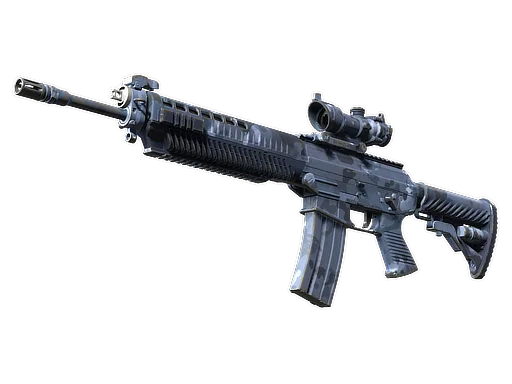SG 553 | Night Camo поношенное для CS2
