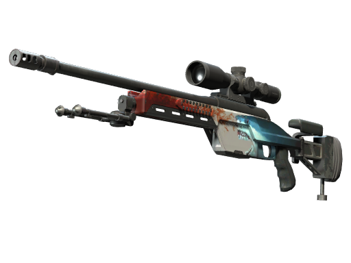 SSG 08 | Blood in the Water немного поношенное для CS2