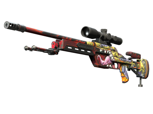 SSG 08 | Bloodshot поношенное для CS2
