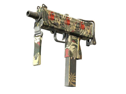 MAC-10 | Monkeyflage немного поношенное для CS2