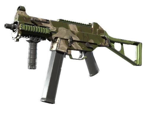UMP-45 | Green Swirl после полевых испытаний для CS2