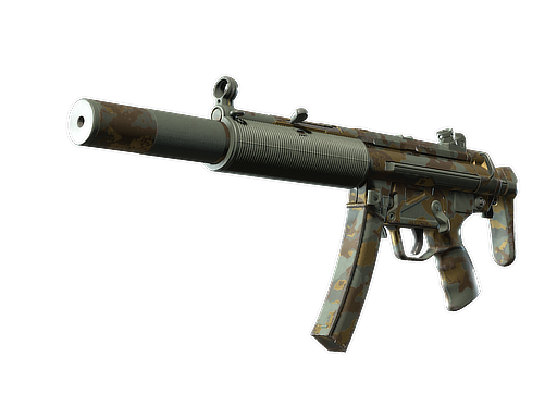 MP5-SD | Gold Leaf поношенное для CS2