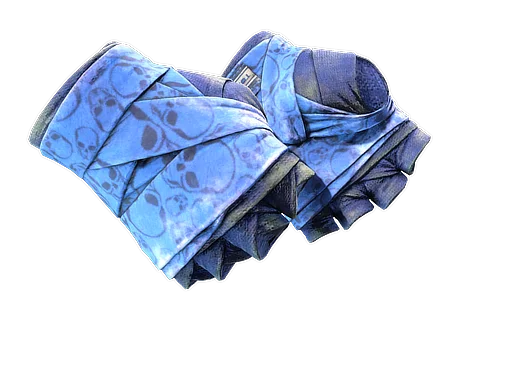 Hand Wraps | Cobalt Skulls закаленное в боях для CS2