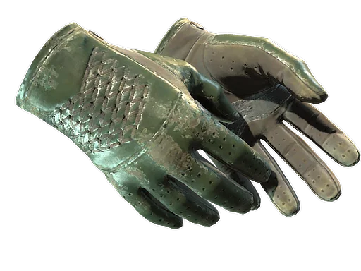 Driver Gloves | Racing Green закаленное в боях для CS2