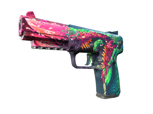 Five-SeveN | Hyper Beast немного поношенное для CS2