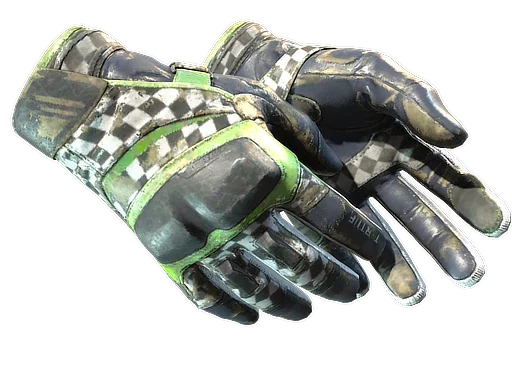 Moto Gloves | Finish Line закаленное в боях для CS2