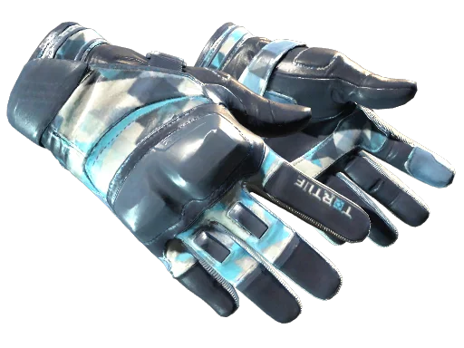 Moto Gloves | Cool Mint немного поношенное для CS2