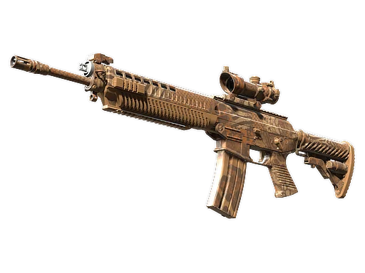 SG 553 | Safari Print немного поношенное для CS2