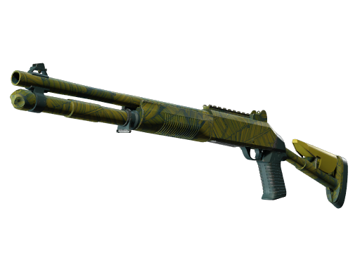 XM1014 | Banana Leaf немного поношенное для CS2