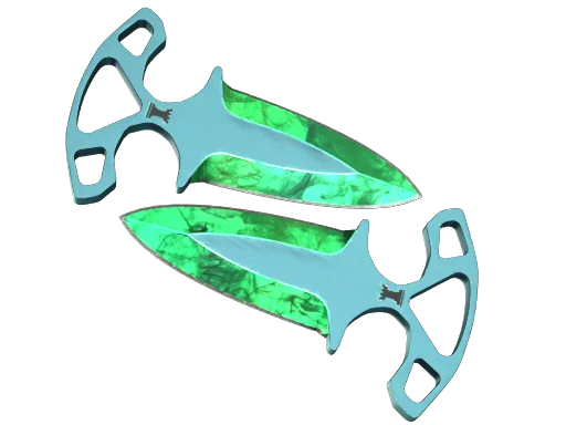 Shadow Daggers | Gamma Doppler Emerald после полевых испытаний для CS2