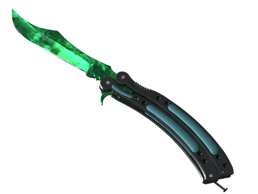 Butterfly Knife | Gamma Doppler Emerald после полевых испытаний для CS2