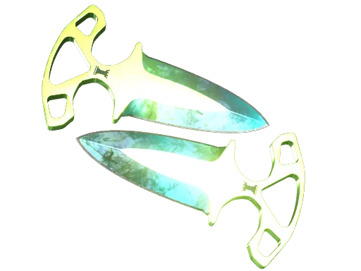 Shadow Daggers | Gamma Doppler Phase 4 немного поношенное для CS2