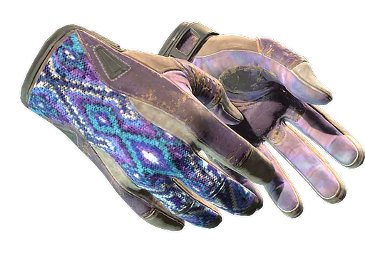 Sport Gloves | Violet Beadwork закаленное в боях для CS2