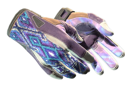 Sport Gloves | Violet Beadwork немного поношенное для CS2