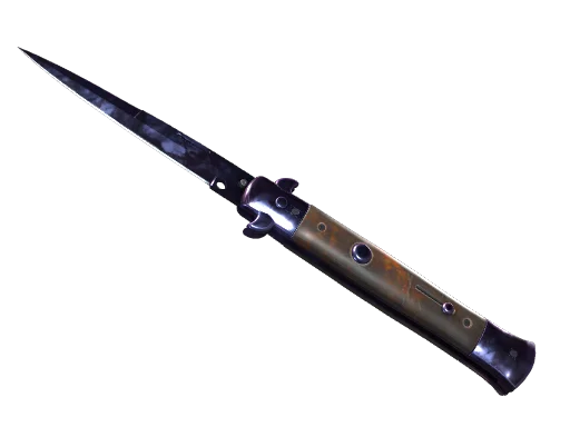 Stiletto Knife | Doppler Black Pearl немного поношенное для CS2