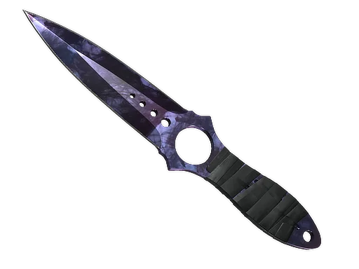 Skeleton Knife | Doppler Black Pearl немного поношенное для CS2