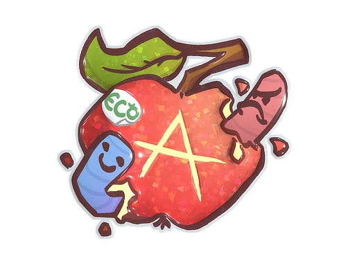 Apple A Day (Glitter)
