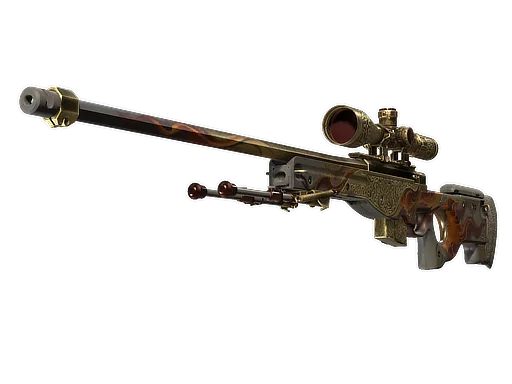 AWP | Sovereign Flame немного поношенное для CS2