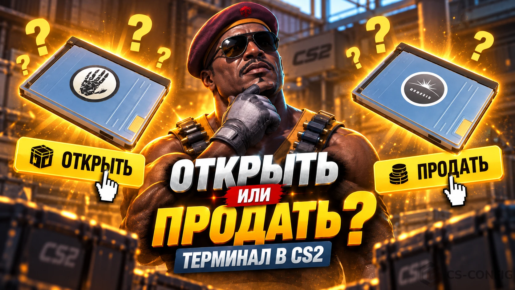 Открыть или продать терминал в CS2