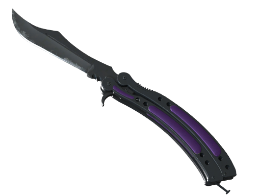 Butterfly Knife | Ultraviolet после полевых испытаний для CS2