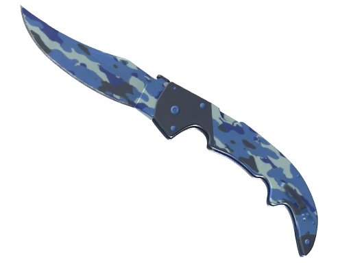 Falchion Knife | Bright Water немного поношенное для CS2