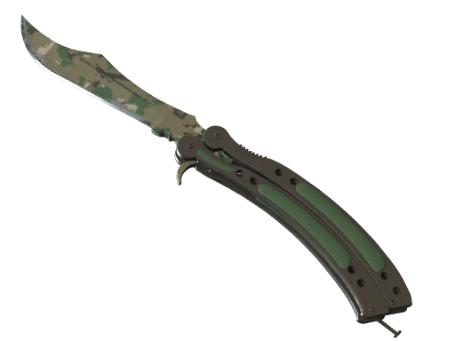 Butterfly Knife | Forest DDPAT поношенное для CS2