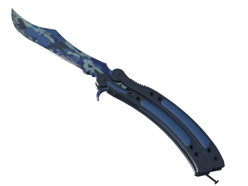 Butterfly Knife | Bright Water поношенное для CS2